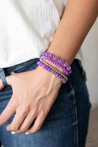 Layered Luster - Purple