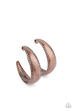 Load image into Gallery viewer, Burnished Benevolence - Copper Earrings
