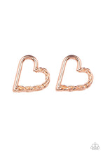 Load image into Gallery viewer, Cupid, Who? - Copper Post Earrings
